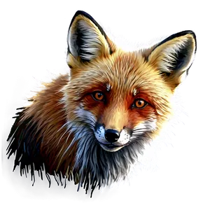 Red Fox In Grass PNG 06242024