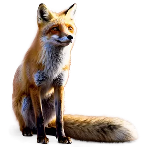 Red Fox In Moonlight PNG Isp PNG