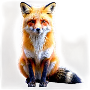 Red Fox Sitting Png 98 PNG image