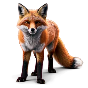 Red Fox Stance PNG Csh