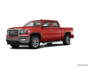 Red G M C Pickup Truck PNG image