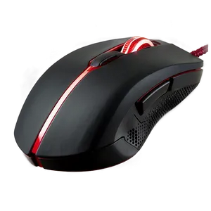 Red Gaming Mouse PNG 06122024