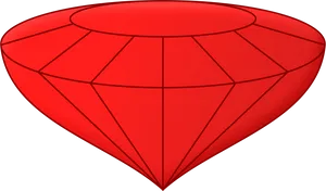 Red Gemstone Graphic PNG image