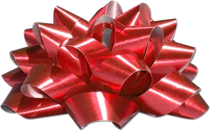 Red Gift Bow Decoration PNG image