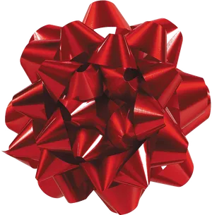Red Gift Bow Isolated PNG image