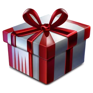 Red Gift Box PNG 05252024