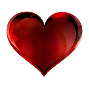 Red Glass Heart Graphic