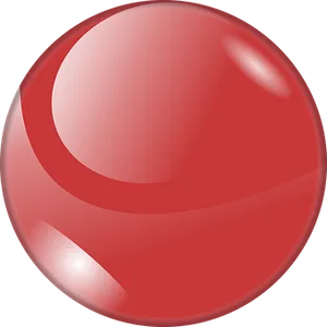 Red Glossy Sphere Icon