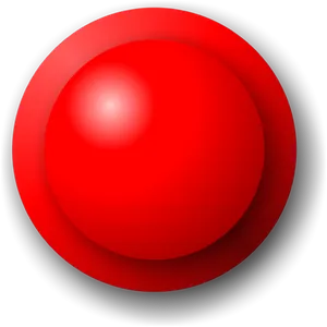 Red Gradient Sphere Graphic PNG image