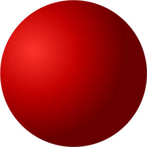 Red Gradient Sphere Graphic PNG image