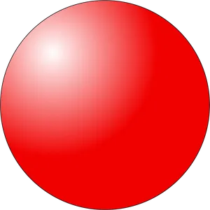 Red Gradient Sphere Illustration PNG image