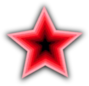 Red Gradient Star Blur Background PNG image