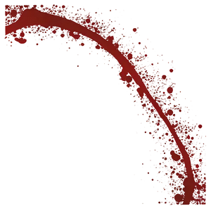 Red Grunge Splatter Border PNG Udp2 PNG