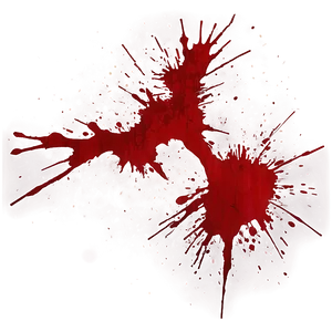 Red Grunge Texture Splatter PNG Tov