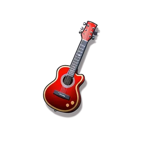 Red Guitar Icon Png 87 PNG image