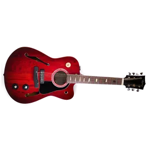 Red Guitar Rock Png 76 PNG image