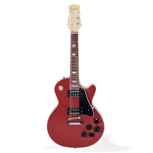 Red Guitar Rock Png Buj PNG image