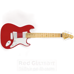 Red Guitar Silhouette Png Qwv PNG image