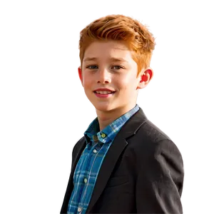 Red Hair Boy PNG 06282024