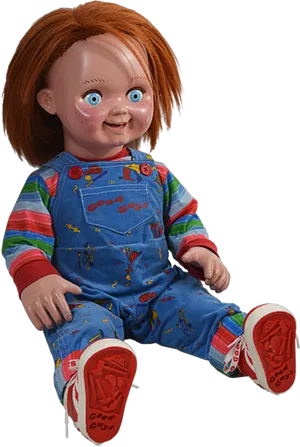 Red Haired Dollin Blue Overalls