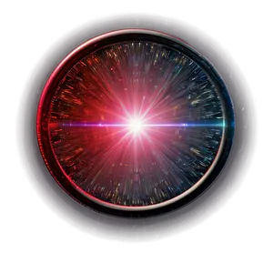 Red Halo Lens Flare PNG Dny