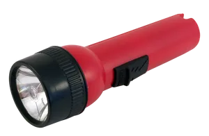 Red Handheld Flashlight