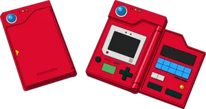Red Handheld Game Consoles Variations