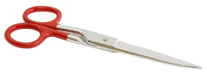 Red Handled Scissors Isolated PNG