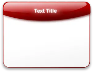 Red Header Blank Template PNG image