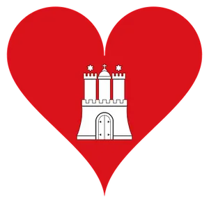 Red Heart Castle Emblem