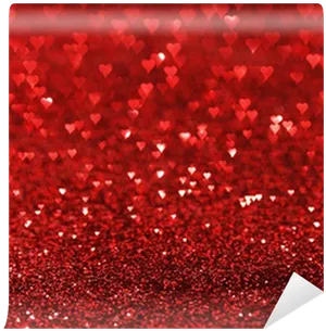 Red Heart Glitter Background PNG image