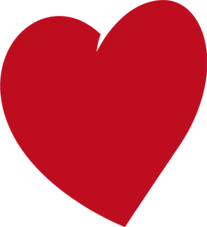 Red Heart Graphic PNG image