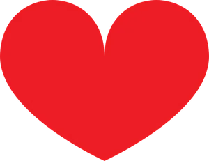 Red Heart Symbol Graphic