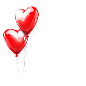 Red Hearts Balloons Graphic Png Ufx36 PNG image