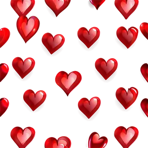 Red Hearts D PNG image