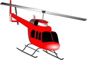 Red Helicopter Graphic PNG image