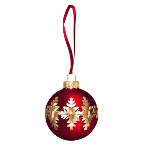 Red Holiday Decor Ornament Png Rdm PNG image