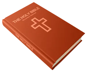 Red Holy Bible Book Cover PNG image