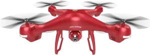 Red Holy Stone Quadcopter Drone