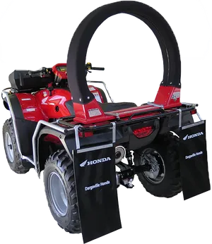 Red Honda A T Vwith Accessories PNG