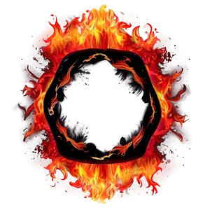 Red Hot Fire Border PNG Nev49 PNG
