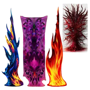 Red Hot Flame Texture Png Lqf37 PNG image