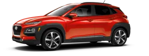 Red Hyundai Crossover S U V PNG image