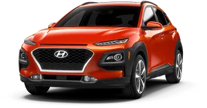 Red Hyundai S U V Model PNG image