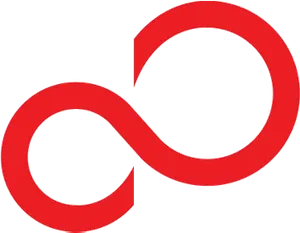 Red Infinity Symbolon Grey Background.png PNG image