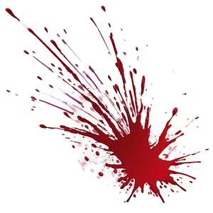 Red Ink Splatter Illustration Png 06132024 PNG image