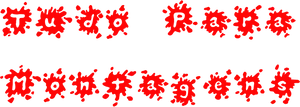 Red Ink Splatter Text Overlay PNG image