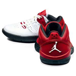 Red Jordan Basketball Shoes PNG 06122024 PNG