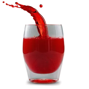 Red Juice Splash PNG 99