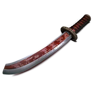 Red Katana PNG Cif
